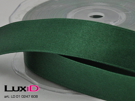 Double face satin Color 608 dark green 25mm x 25m